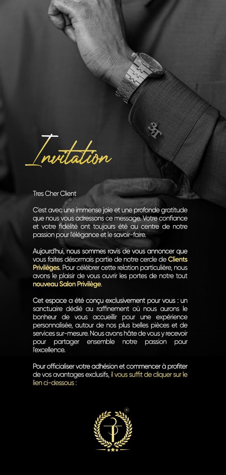 Invitation Client Privilège